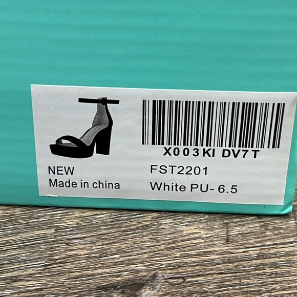 NEW Ankis Platform 4” Chunky Heels FST2201 Size 6.5 - Picture 12 of 12